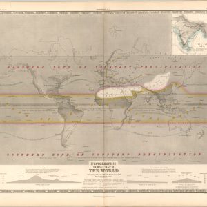 Hyetographic or Rain Map of the World
