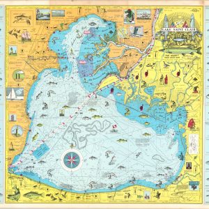 Fishing Chart of Lake Saint Clair