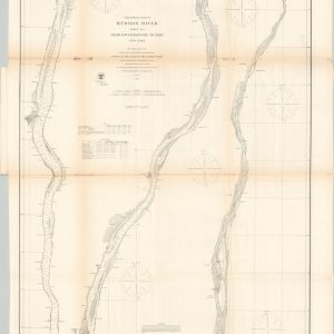 Preliminary Chart of Hudson River Sheet No. 3 From Poughkeepsie to Troy New York