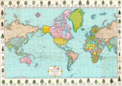 [Map of the World] - Curtis Wright Maps