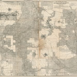 Map Showing Land Grant of the Northern Pacific Railroad Co. in Western Washington and Northern Oregon