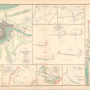 Approaches To New Orleans; Map of Spanish Fort, Ala.; Diagrams Illustrating the Different Positions Occupied by the 4th Division, 17th Army Corps during the Battle of Atlanta; Map of the Vicinity of Mechanicsville, Va.