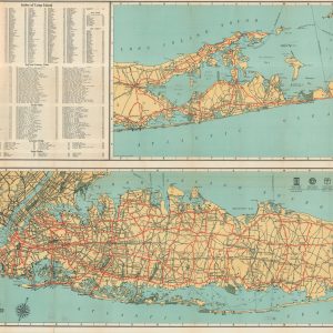 Rand McNally General Map of Long Island