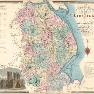 Map of the County of Lincoln From an Actual Survey made in the Years 1827 & 1828