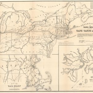 Skeleton Map of Rail-Roads between Cape Canso and St. Louis