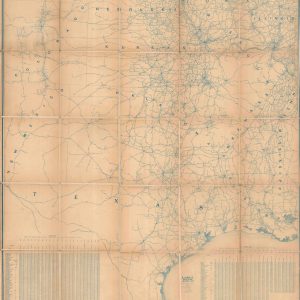 Railroad Base Point Mileage Map