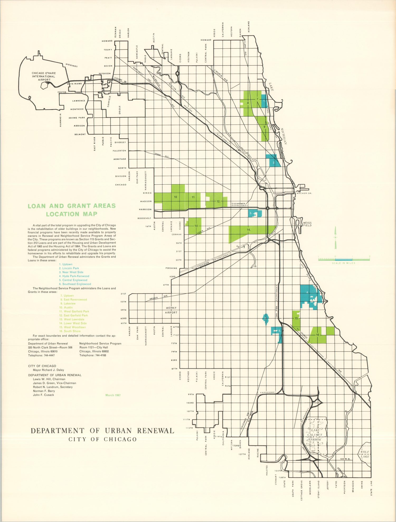 [Maps of Chicago Urban Renewal Projects] - Curtis Wright Maps