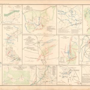 Diagram of the General Situation during the Siege of Atlanta; Diagram of the Battle-Field Occupied by Gen. Blair on the Chattahoochee