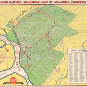 Union Railway Industrial Map of Memphis, Tennessee