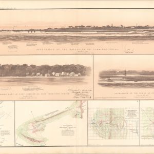 Appearance of the Batteries on Cummings Point; Map of Part of West Virginia; Sketch of Fight at Rich Mountain, W. Va.; Camp Garnett and Vicinity;