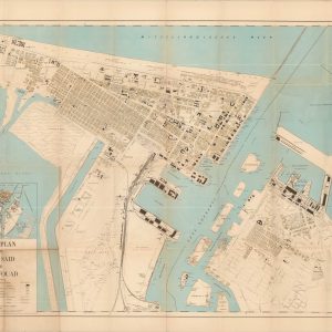 Stadtplan von Port Said und Port Fouad