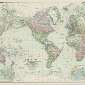 The World Prepared Especially for the National Geographic Magazine