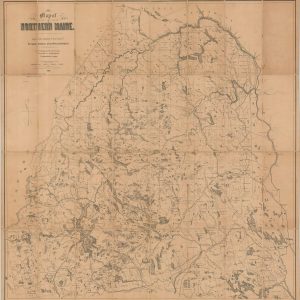 Map of Northern Maine. Specifically adapted to the Uses of Lumbermen and Sportsmen