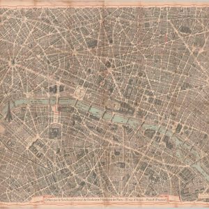 Extract du "Plan de Paris A Vol D'Oiseau"