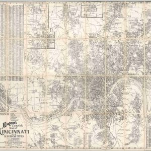 Wagner's Complete Map of Cincinnati and the Kentucky Cities