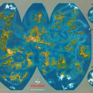 A Map of Kulthea Western Hemisphere