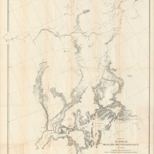 Map of Alaskan Military Reconnaissance of 1898