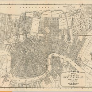 Map of Greater New Orleans Louisiana