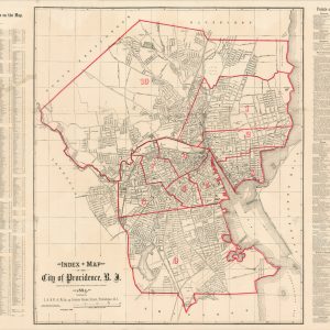 Index and Map of the City of Providence, R.I.