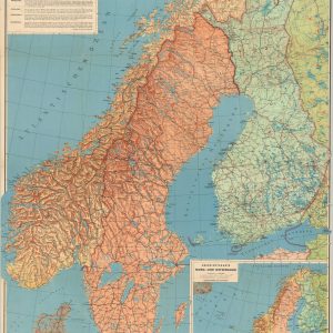 JRO-Spezialkarte Skandinavien mit Danemark [Scandinavia]