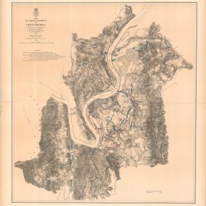 Map of the Battlefield of Chattanooga