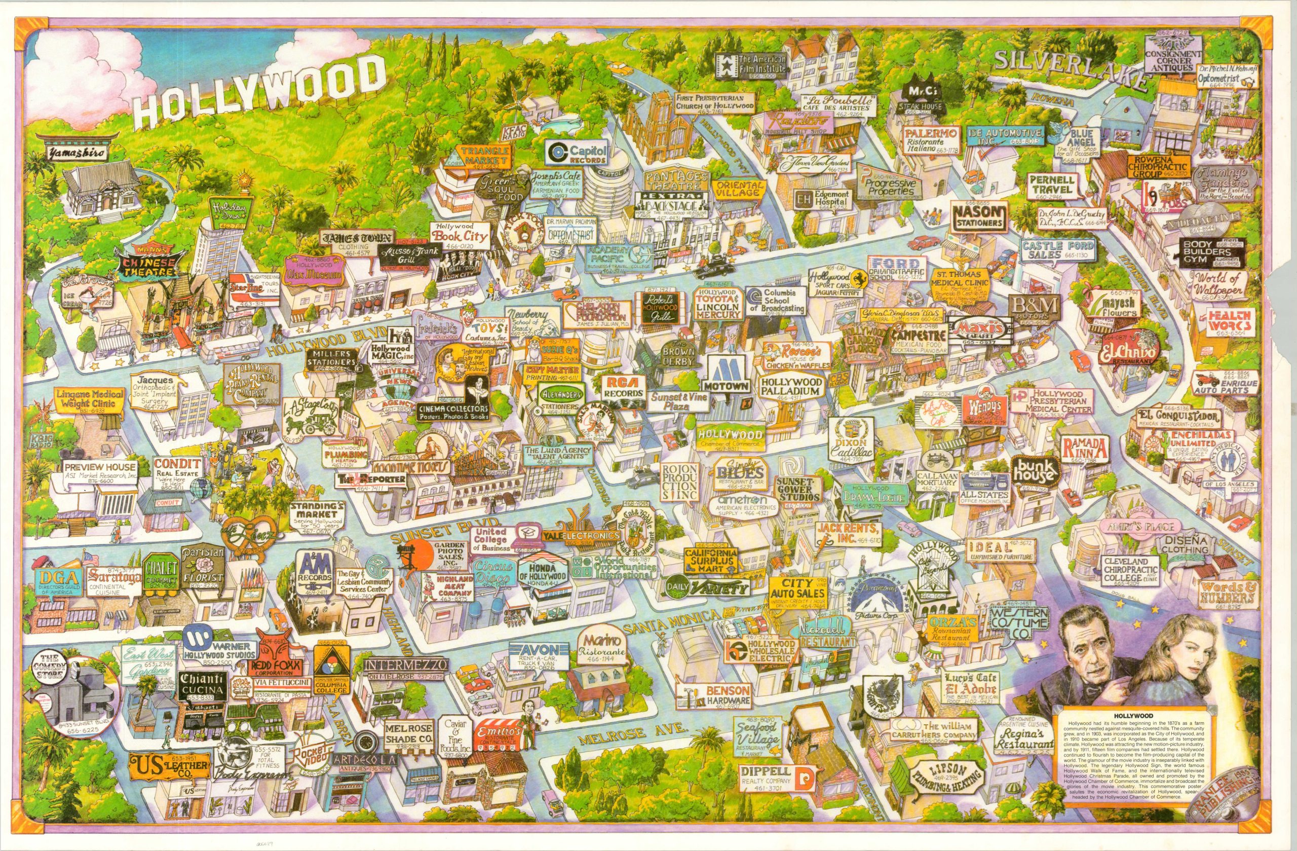 Hollywood Curtis Wright Maps