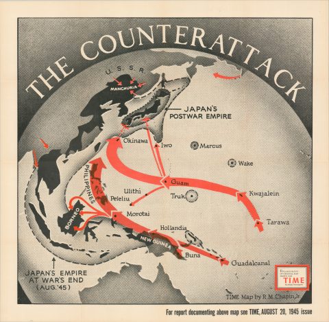 The Counterattack [Pacific Theater] - Curtis Wright Maps