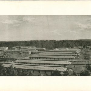 Birds Eye View [and] Base Hospital Camp Devens, Ayer Mass.