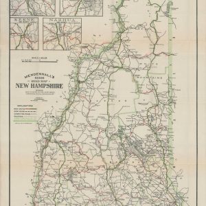 Mendenhall's Guide Road Map New Hampshire
