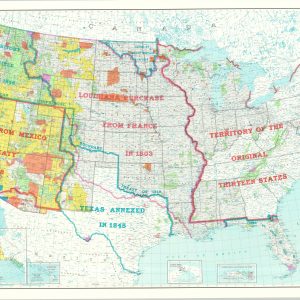 United States of America Showing the Extent of Public Land Surveys