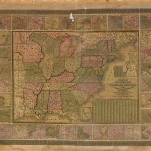 Mitchell's National Map of the American Republic or United States of North America.