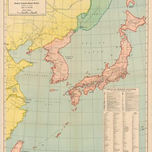 Japan, Korea and Formosa Showing Protestant Mission Stations