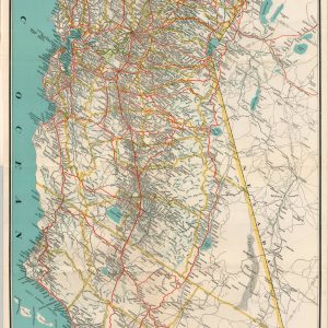 Highway Map of the State of California