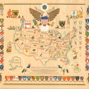 Heraldic Map of the United States of America