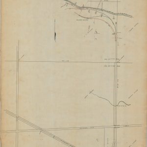 The Cincinnati Northern Railroad Plat Showing Present & Proposed Tracks to Wilson's Quarry at Lewisburg, O.