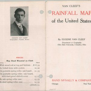 Van Cleef's Rainfall Map of the United States