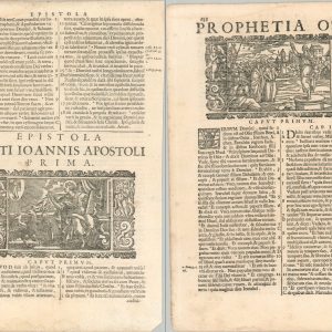 Two 17th Century Bible Leaves