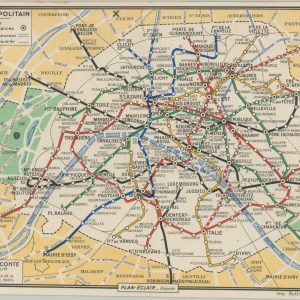 Metropolitain [Paris WWII Metro Map]