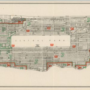 Map Showing the Height and Area Districts of the Borough of Manhattan