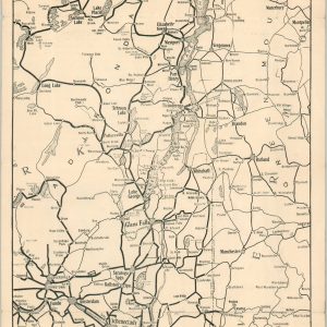 Automobile Route of the Adirondacks and Green Mountains Prepared Expressly for Hotel Windsor and Hotel Holland