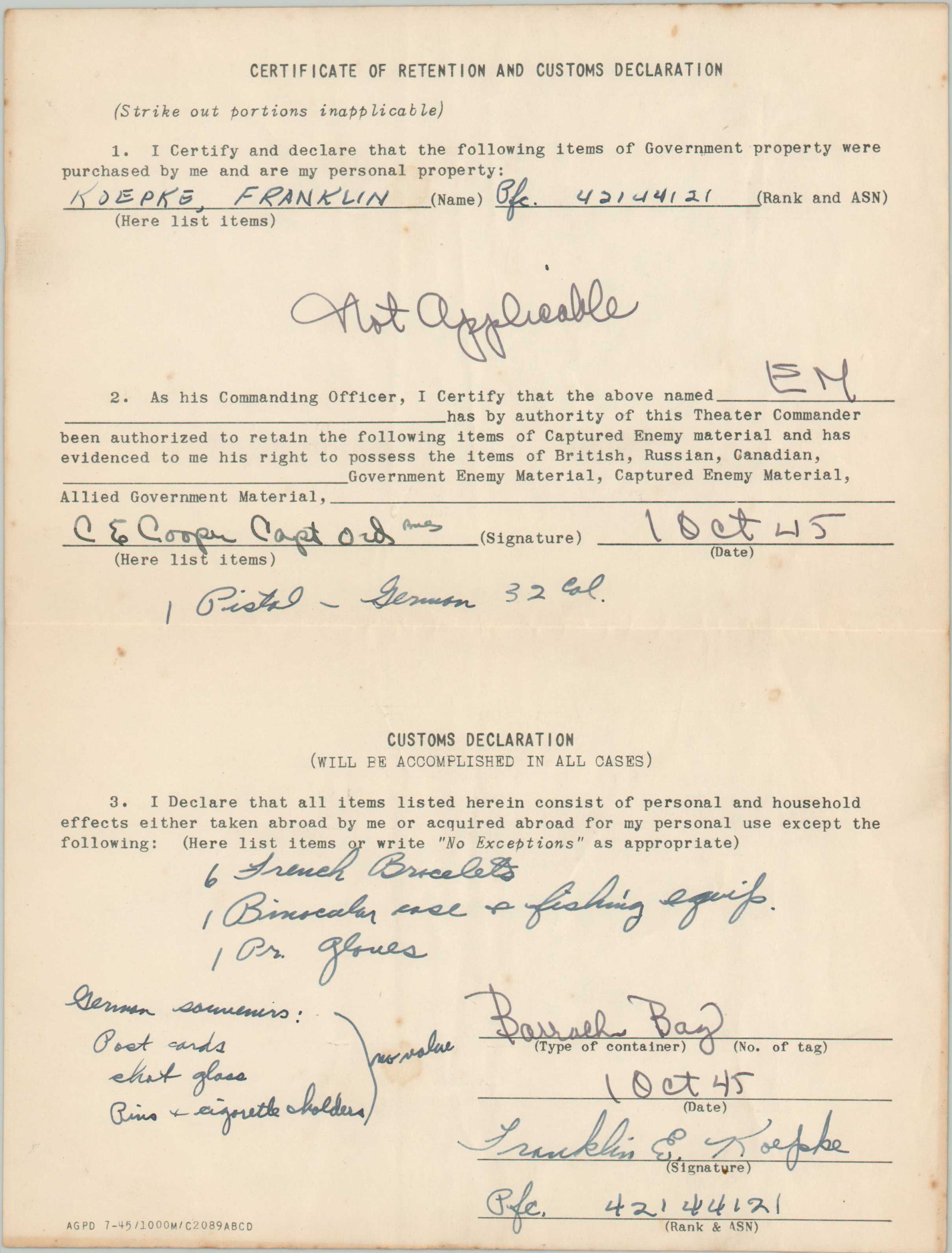 84th Infantry Division From Activation 15 Oct 42 to V-E Day 9 May 45 - Image 4