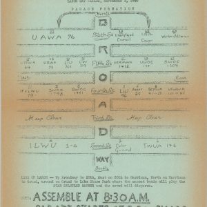 [Five Cartographic Political Handbills]