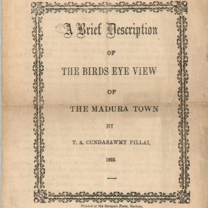 A Brief Description of the Birds Eye View of the Madura Town