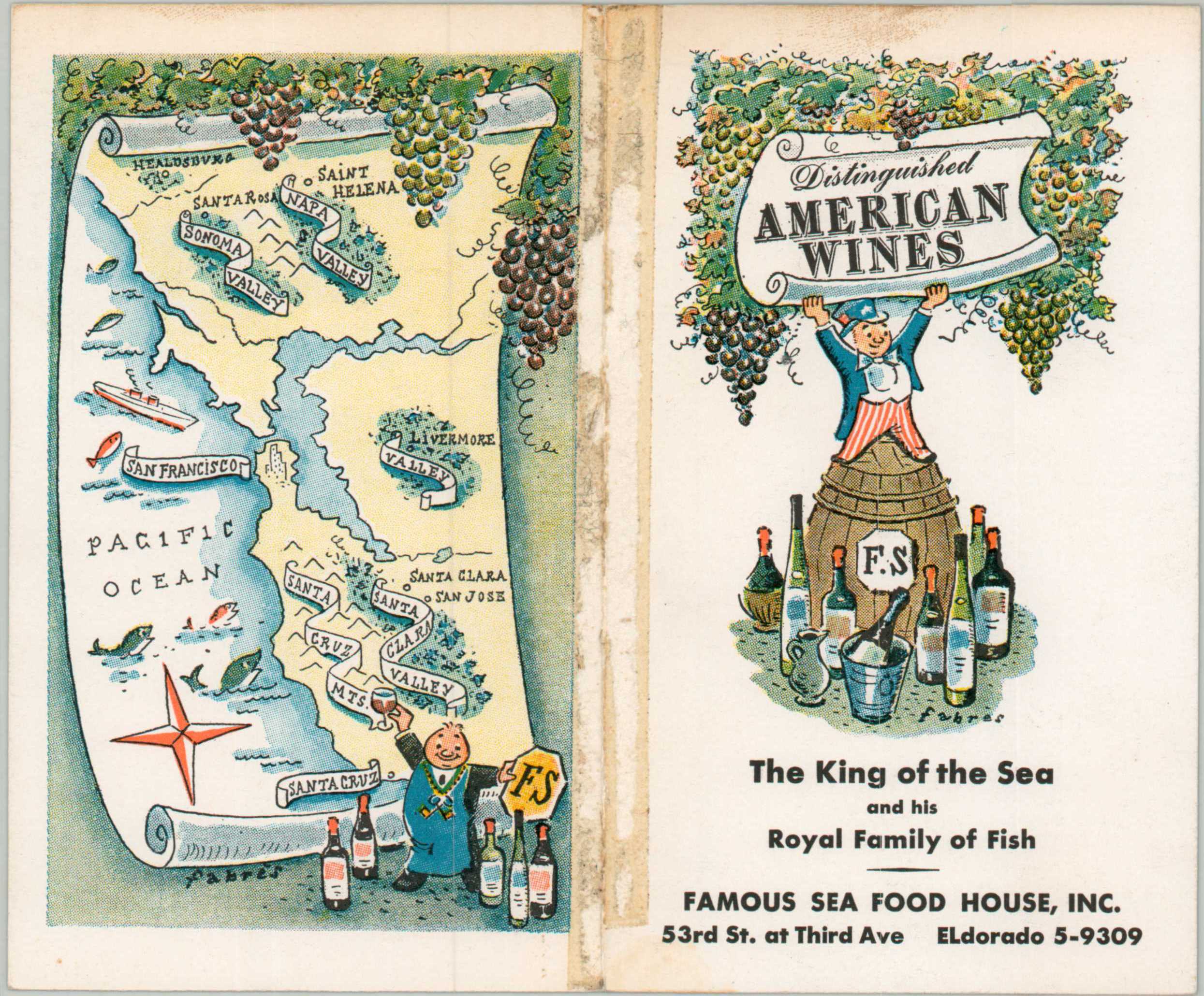 Distinguished American Wines - Curtis Wright Maps