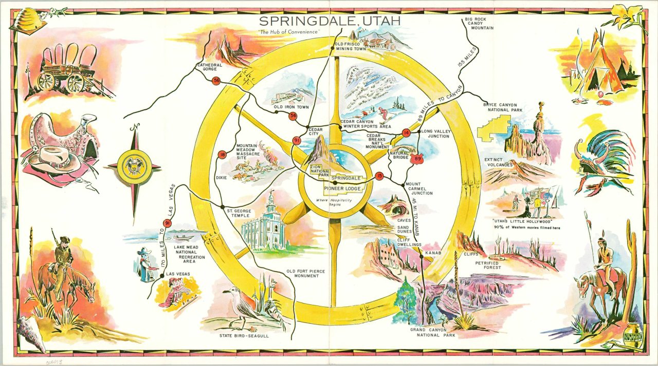 Springdale, Utah - Curtis Wright Maps