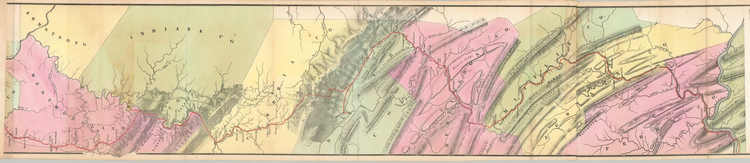 Guide for the Pennsylvania Railroad, with an Extensive Map; Including the Entire Route - Image 3
