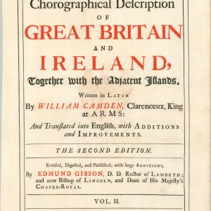 Britannia: Or a Chorographical Description of Great Britain and Ireland [Title Page]
