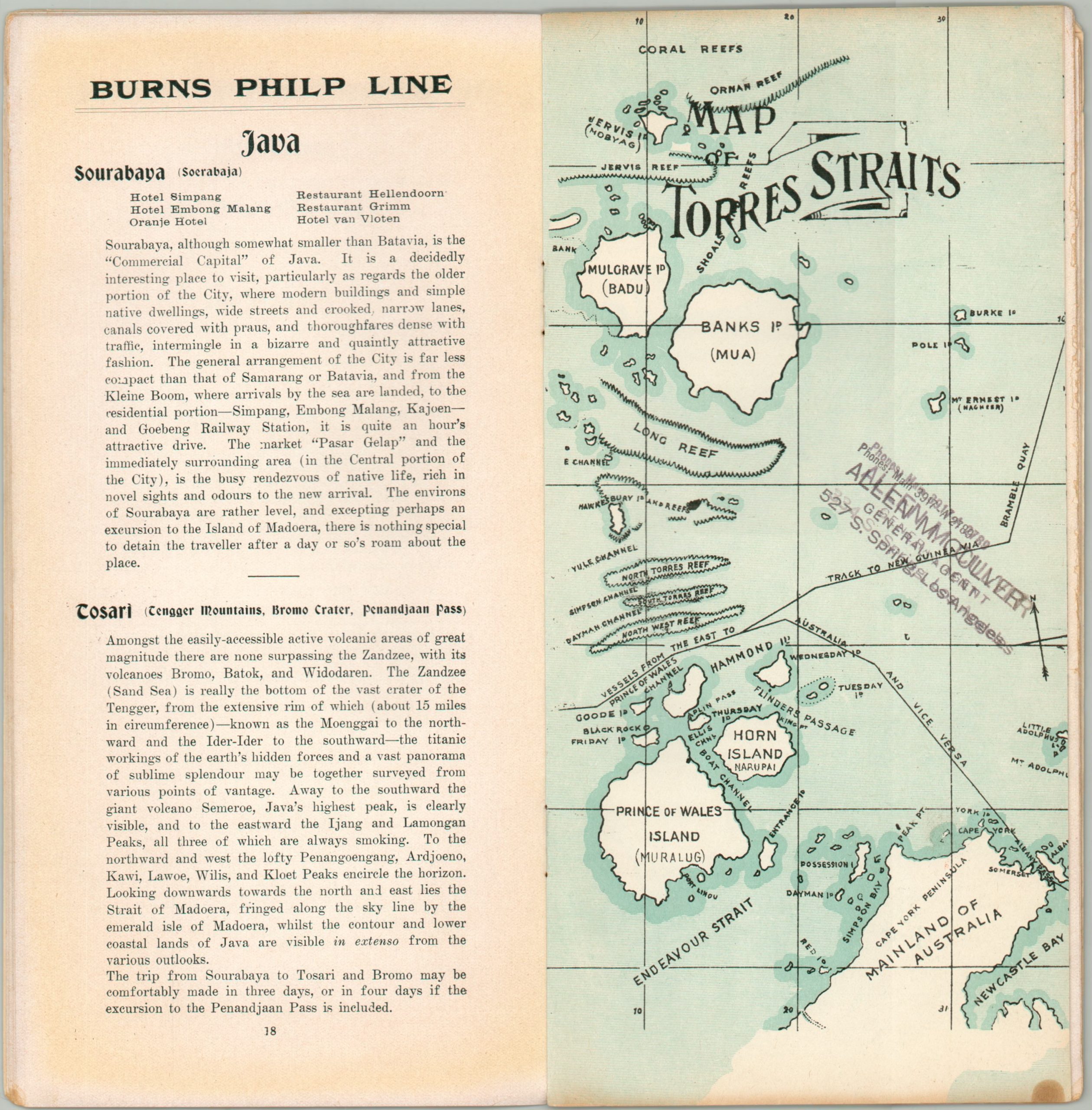 Burns Philp Line Australia Java Singapore - Image 2