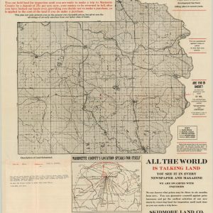 [Land Promotion map of Marinette County, Wisconsin]
