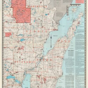 The Sportsman's Map of Wisconsin
